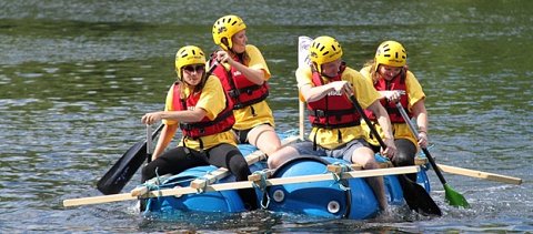 Raft Building and Racing